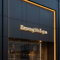 Enseigne extérieure en métal 3D personnalisée en gros pour fabricants, lettres en relief rétroéclairées à LED pour devanture de magasin et logo mural