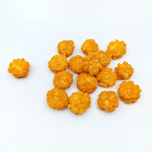 Craquelins de riz frit semi-doux, <span class=keywords><strong>sans</strong></span> <span class=keywords><strong>gluten</strong></span>, saveur fromage, petites boules, pour la vente en gros aux distributeurs de produits alimentaires en vrac - Product Image 5