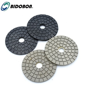 BIDOBON 100mm 4 pouces Marbre Granit Humide Noir <span class=keywords><strong>Blanc</strong></span> Tampons De <span class=keywords><strong>Polissage</strong></span> - Product Image 5