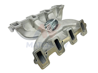 Collecteur d'admission MATCHWAY neuf pour LS1/LS2/LS6 à carburateur, en aluminium moulé poli, double plan V8 avec kits de rails d'alimentation