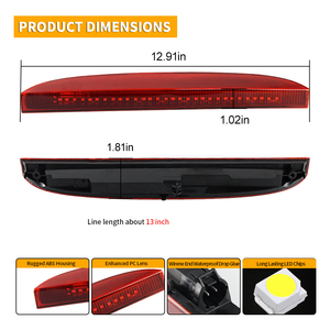 <span class=keywords><strong>Feu</strong></span> <span class=keywords><strong>Stop</strong></span> LED <span class=keywords><strong>Additionnel</strong></span> Supérieur pour Renault Clio MK II III 1998-2014 7700410753 - Product Image 3