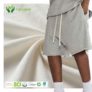 Custom Unisex Sweat <b>Shorts</b> Raw Edge French Terry Eco-friendly Clothing Custom 260g 100% Cotton Unisex Acid Wash <b>Baggy</b> <b>Shorts</b> - Product Image 1