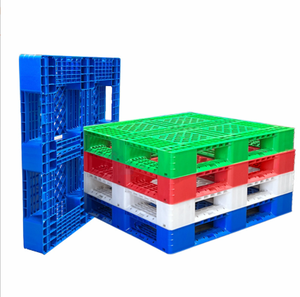 Palette en plastique européenne d'utilisation au sol de grille résistante pour l'empilage d'entrepôt Ventes directes d'usine Palette de grille en forme de carré - Product Image 4