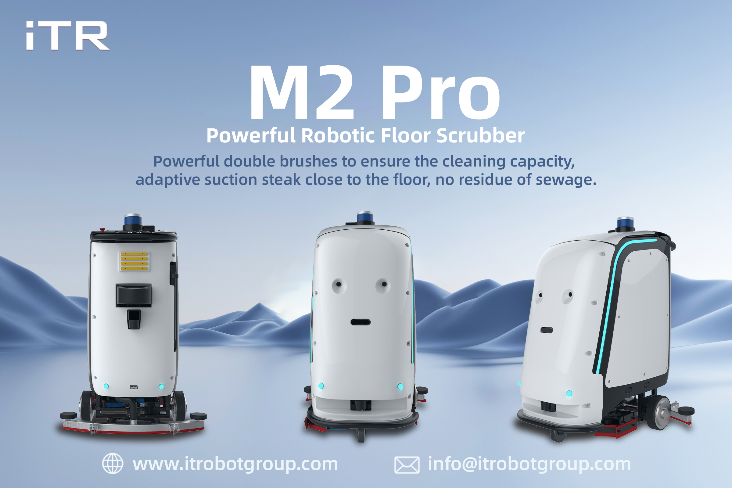 robot floor scrubber machine