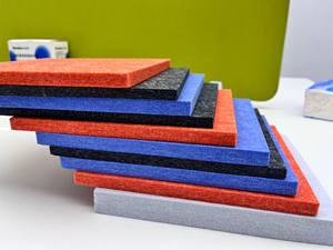 Panel Acústico de Fibra de Poliéster Insonorizante, Panel de Fieltro PET Acústico, Producción en Fábrica - Product Image 1