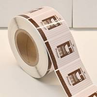 Autocollants adhésifs en vinyle permanent imperméables et écologiques pour bouteilles de jus - Conception personnalisée avec impression offset pour aliments et café