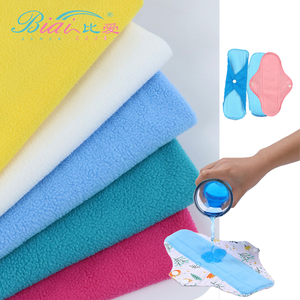 Usine Fabrication Lavable Sanitaire Matière Première 160Gsm/280Gsm gel Absorber Polaire Coussinets Période Intérieure Femmes Coussinets <span class=keywords><strong>Tissu</strong></span> - Product Image 1