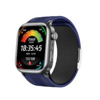Reloj Inteligente TK66 Cuadrado IP67 Resistente al Agua con Monitorización de Salud, ECG, Rastreador de Actividad Física, Pantalla AMOLED 2024