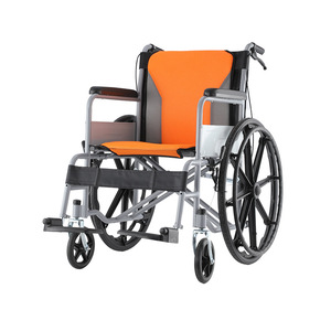 Fauteuil roulant manuel Lechi pliable et léger avec fonction toilette pour personnes âgées et handicapées - Product Image 1