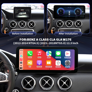 ZLH 12.3 นิ้ว Snapdragon 680 Android 13 8 คอร์ หน้าจอสัมผัส GPS CarPlay อุปกรณ์นำทางในรถยนต์สำหรับ Benz V X <span class=keywords><strong>C</strong></span> Class W176 W205 GLC วิทยุ 1 ปี - Product Image 2