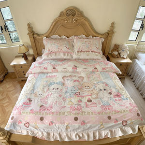 Draps, housses de couette et literie en coton imprimés numériquement - Product Image 2