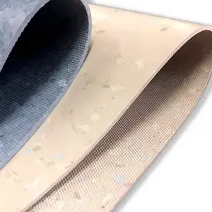 Rouleaux de revêtement de sol en vinyle homogène anti-dérapant Rouleaux de revêtement de sol en vinyle PVC à bon prix