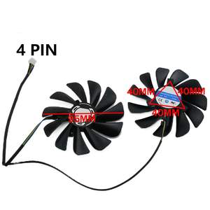 Ventiladores de Refrigeración para Tarjetas Gráficas XFX RX 5500XT/5600XT/5700/5700XT Thicc II Pro Series Desktop AB0281 95mm 4Pin 21dBA Plástico Bajo Ruido - Product Image 3
