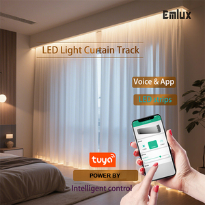 Sistema de Rieles para Cortinas LED RGB Inteligentes |   Temporizador Automático de Encendido/Apagado para Cortinas Opacas - Product Image 3