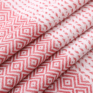 Toalla de baño turca Jacquard de 100x180cm de secado rápido con diseño geométrico y borlas para uso en la playa, mezcla de poliéster y algodón. - Product Image 3
