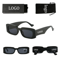 Lunettes de soleil unisexes personnalisées avec logo, motif léopard, verres transparents rouges et bleus, forme rectangulaire carrée, lunettes de soleil de créateur pour hommes et femmes