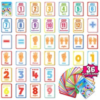 Cartes flash cognitives numériques personnalisées imprimées en UV, 36 cartes, interaction parent-enfant, outil d'apprentissage, papier coloré