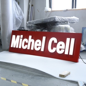 Illuminated 3D Letters Signage <b>Light</b> <b>Box</b> Acrylic Bakery Shop Logo Front Lit Store Name Custom <b>Led</b> Sign Board for Business - Product Image 5