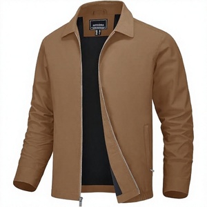Lightweight Full Zip Casual Jacket Men's Windbreaker Jacket Stand Collar Outdoor Sports Jacket Comfortable Everyday Fashion - Product Image 1