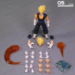 Figurine d'action Anime Super Saiyan Fusion Warrior <span class=keywords><strong>Vegito</strong></span> 07 en PVC, modèle de collection YGmw Studio OC SHF, fabriqué en Chine - Product Image 4