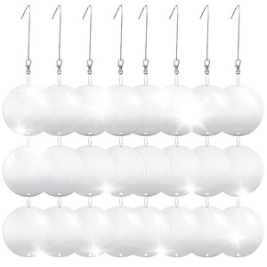 Disques réfléchissants anti-oiseaux double face pour extérieur, réflecteurs pour éloigner les oiseaux du jardin, de la terrasse et de la cour - Product Image 1