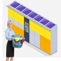 Sac étanche OEM, stockage de bagages, énergie solaire extérieure, casier de plage, ramassage de colis intelligent, casiers de livraison avec panneaux solaires