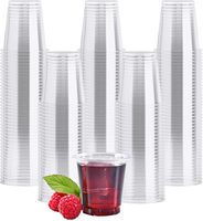 Tasses à shot jetables en plastique PET transparent de 2 oz 2 oz 60ml verres en verre