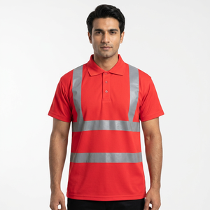 Vêtements de sécurité réfléchissants pour hommes, polos de sécurité, prix raisonnable, polos de sécurité pour hommes, service OEM - Product Image 1