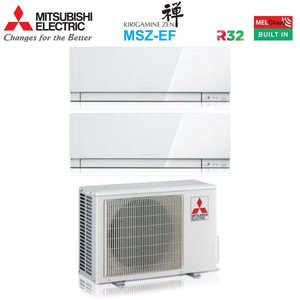 Climatizador Acondicionado Mitsubishi Electric Dual Split Inverter serie KIRIGAMINE ZEN WHITE, 18 + 18 con 12, 12, 12, 12, 12, 1, 2, 1, 2, 2, 1, 2, 2, 1, 2, 2, 1, 2, 2, 1, 2, 2, 2, 1, 2 - Product Image 3