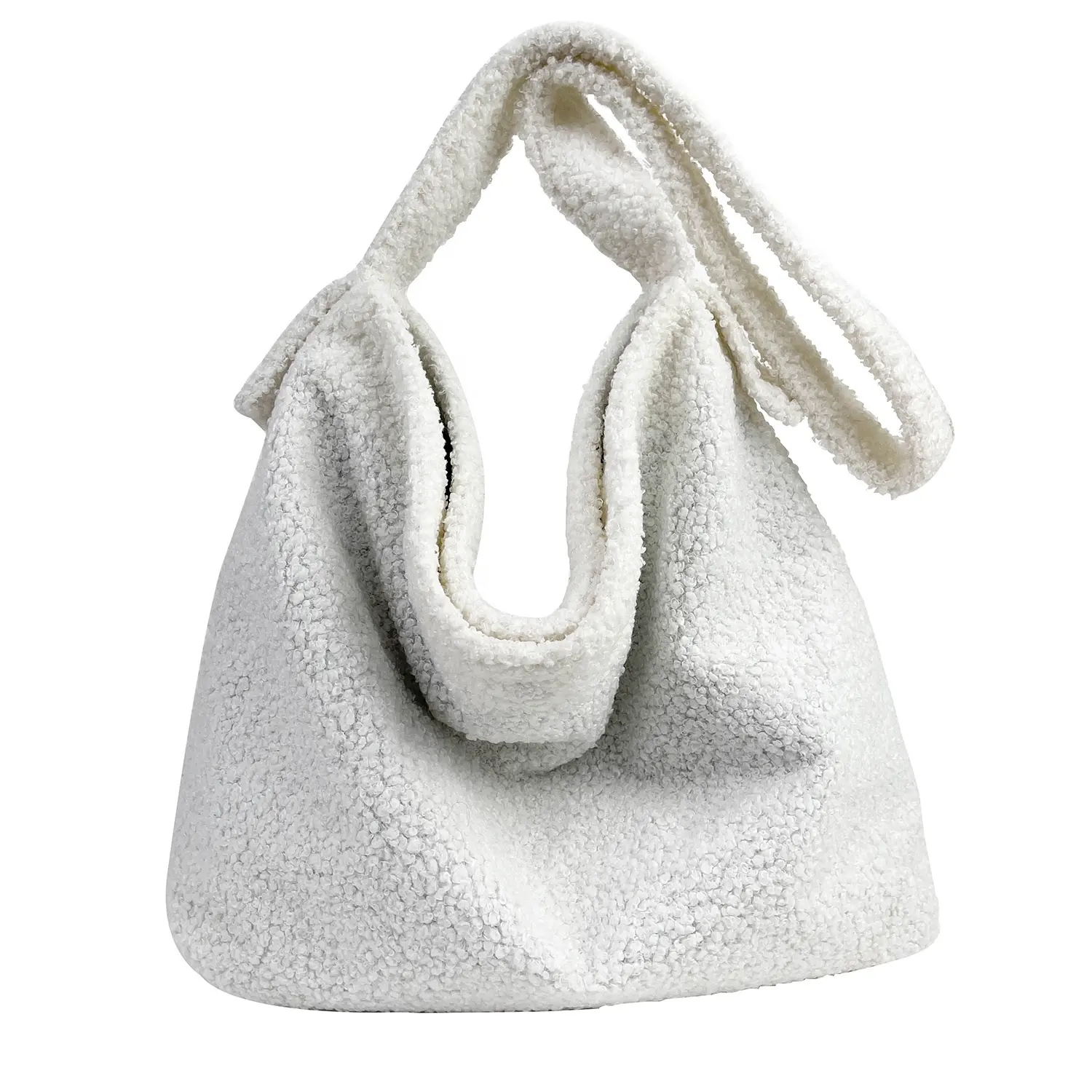 Fluffy Casual Totebag Plush Shoulder Bags for Women Handbag 2022 Large Capacity Faux Fur Lady Crossbody Laptop Tote Bags