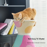 Winners-mxr Arbre à chat en panneau de densité chanvre-coton, griffoir durable et inaltérable, jouet pour chat