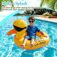 Bouée de piscine gonflable pour enfants en PVC épaissi et écologique, anti-fuite, 29,5 pouces, jouet de piscine