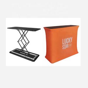 Station de recharge portable Xiaodu avec impression personnalisée, présentoir automatique pour salon professionnel, <span class=keywords><strong>comptoir</strong></span> pop-up portable - Product Image 1