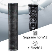 Altavoz de Columna Subwoofer Activo Profesional de 15 Pulgadas para Interiores y Exteriores para Salones de Banquetes Medianos
