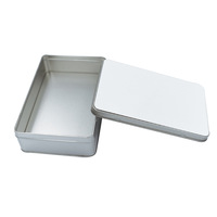 Boîte de rangement rectangulaire en fer blanc pour impression par sublimation, boîte créative pour bijoux et bonbons de mariage
