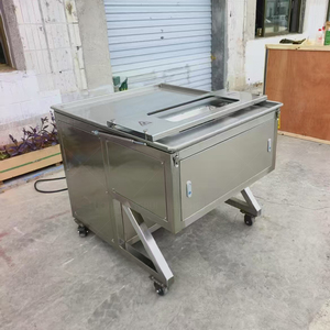 Machine industrielle automatique de découpe de viande pour couper les côtes de porc fraîches en morceaux, les cailles d'agneau et les sabots de vache en morceaux. - Product Image 2