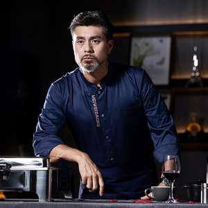 工場直送 レストランユニフォーム シェフユニフォーム カスタムレストランユニフォーム ウェイターユニフォーム - Product Image 5