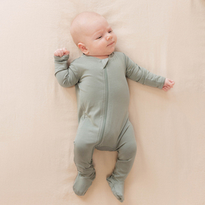 Hongbo Áo Liền Quần Trẻ Em Có Khóa Kéo Mềm & Không Gây Dị Ứng Bơ Chất Liệu Thoáng Khí 97% Sợi Tơ Nhân Tạo Tre, 3% Spandex - Product Image 2