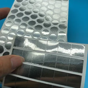 RUI XIONG Factory Direct Selling Customized Die Cut High Temperature Resistance Single Side Adhesive Conductive Aluminum Foil