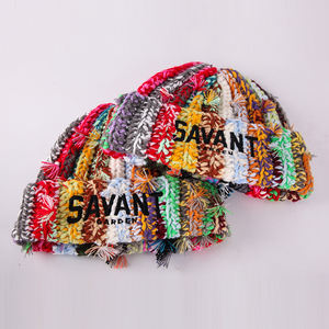 Custom Cuff <strong>Beanie</strong> Manufacturer Unisex Knitted Cuff Skull Cap Classic Ribbed Crochet <strong>Beanies</strong> With Custom logo - Product Image 2