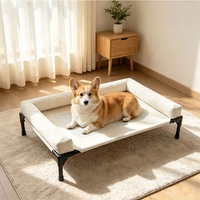 Lit surélevé robuste pour chien – Confort sans égal – Lit pour animaux de compagnie en maille respirante pour chiens