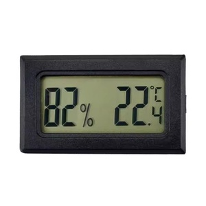 Mini Termómetro Higrómetro Electrónico Redondo, Higrómetro Digital LCD para Interiores, Medidor de Temperatura y Humedad, Artículos para el Hogar - Product Image 5