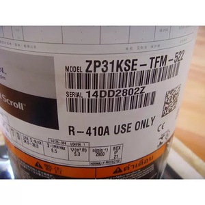 คอมเพรสเซอร์ทำความเย็น Emerson ZP31KSE TFM 522 ใช้กับสารทำความเย็น R410A เท่านั้น - Product Image 1