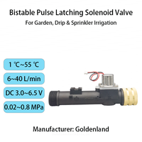 Çift Durumlu Valf Üreticisi DC 3V NH3/4 ODM IP67 Hızlı Tepkili Pille Çalışan Plastik Güneş Enerjili Sulama S320B