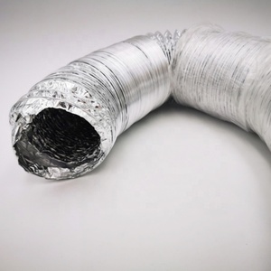 Conduit en spirale flexible en feuille d'aluminium de 6 pouces 150mm pour la pièce de systèmes de CVC de Ventilation de climatisation - Product Image 6
