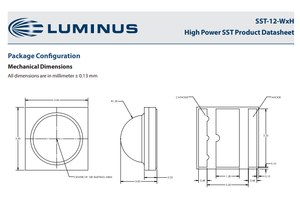 Source de lumière sur rail Luminuss SST-12-W30H-A120-D4302 3535 LED à CRI95 élevé 3000K Blanc Chaud 4.5W - Product Image 6