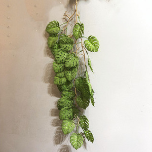 Zhenhuayuan Artificial Monstera <b>Leaves</b> 30cm-100cm Plastic Indoor Hanging Vine <b>Decor</b> Greenery Plant <b>Wall</b> Ornament - Product Image 4