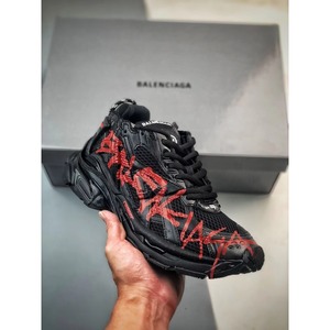 Baskets décontractées noires de haute qualité pour hommes, respirantes, rehaussantes, style européen-américain de luxe, chaussures de course d'été - Product Image 5