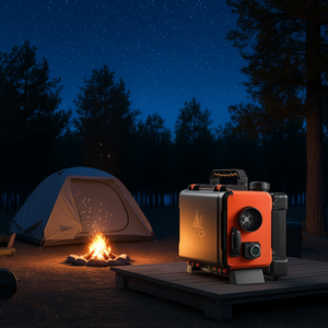 Calentador diésel portátil Vevor de 8 Kw con pantalla LCD para camiones y caravanas, área de calefacción de 1000-1499 pies. - Product Image 2