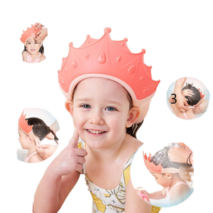 <span class=keywords><strong>Bonnet</strong></span> <span class=keywords><strong>de</strong></span> douche écologique en PP, motif dessin animé mignon, protection des oreilles, réglable, empêche l'eau <span class=keywords><strong>de</strong></span> couler sur les yeux, <span class=keywords><strong>bonnet</strong></span> <span class=keywords><strong>de</strong></span> shampoing pour bébé - Product Image 1